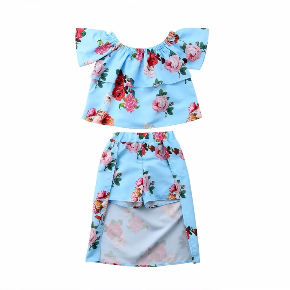 New Beautiful little girls 2PC skirt set